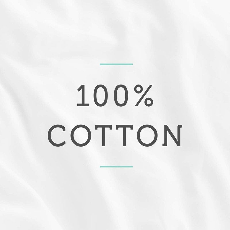 AllerEase 100% Breathable Cotton Pillow Protector for Sleeping, Queen 30" x 20" - 1 Pack of 2,White