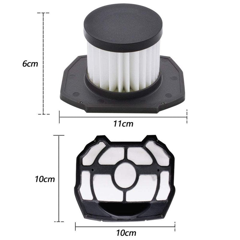 2 Pack Filter Replacement for Ryobi P718 313282002 18 Volt Strut Stick Vacuum Cleaner - Fit for P718K P7181 Part 313282001 A32SV02 Replacement Filter - Filter Assembly with Pre-Screen
