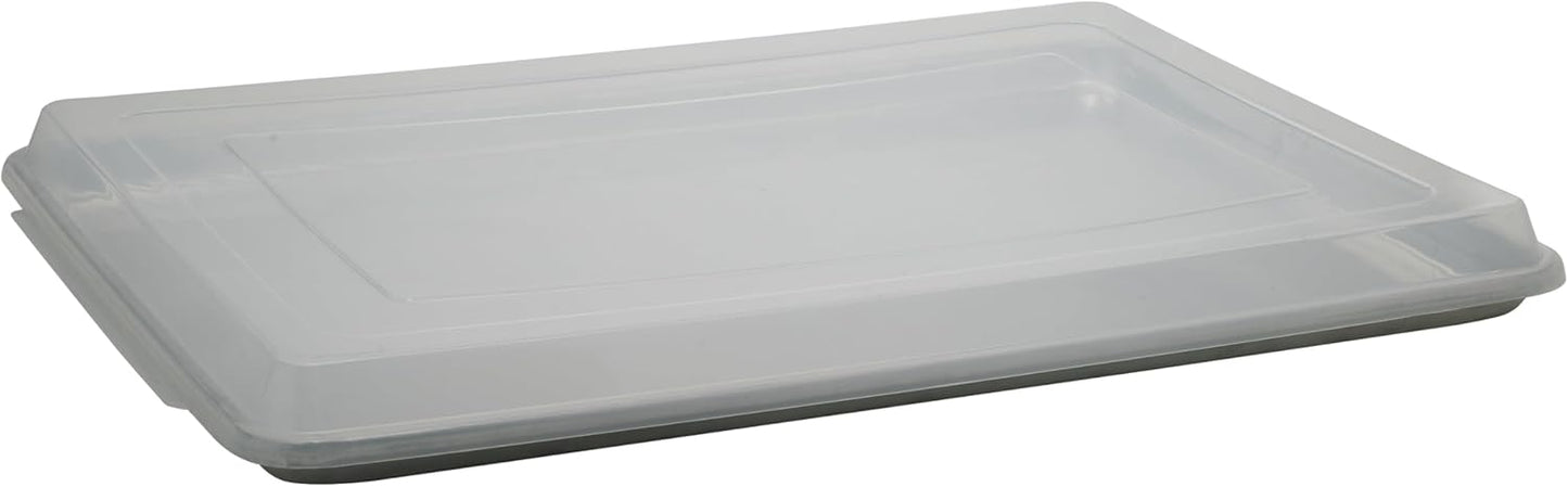 Winco Covers for Aluminum Sheet Pan, 18 by 26-Inch, Clear