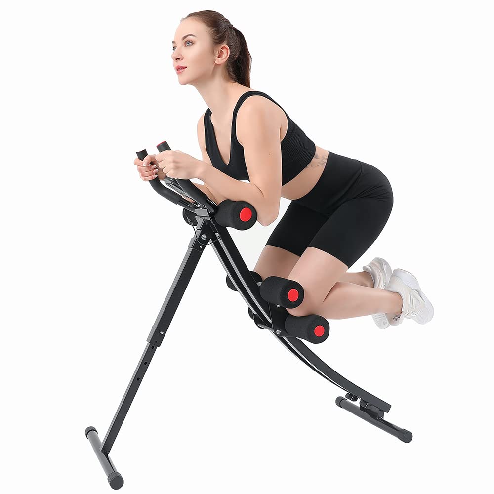 Fitlaya Fitness Core & Abdominal Trainers AB Workout Machine Home Gym Exercise Machine Ab Cruncher Foldable Fitness Equipment