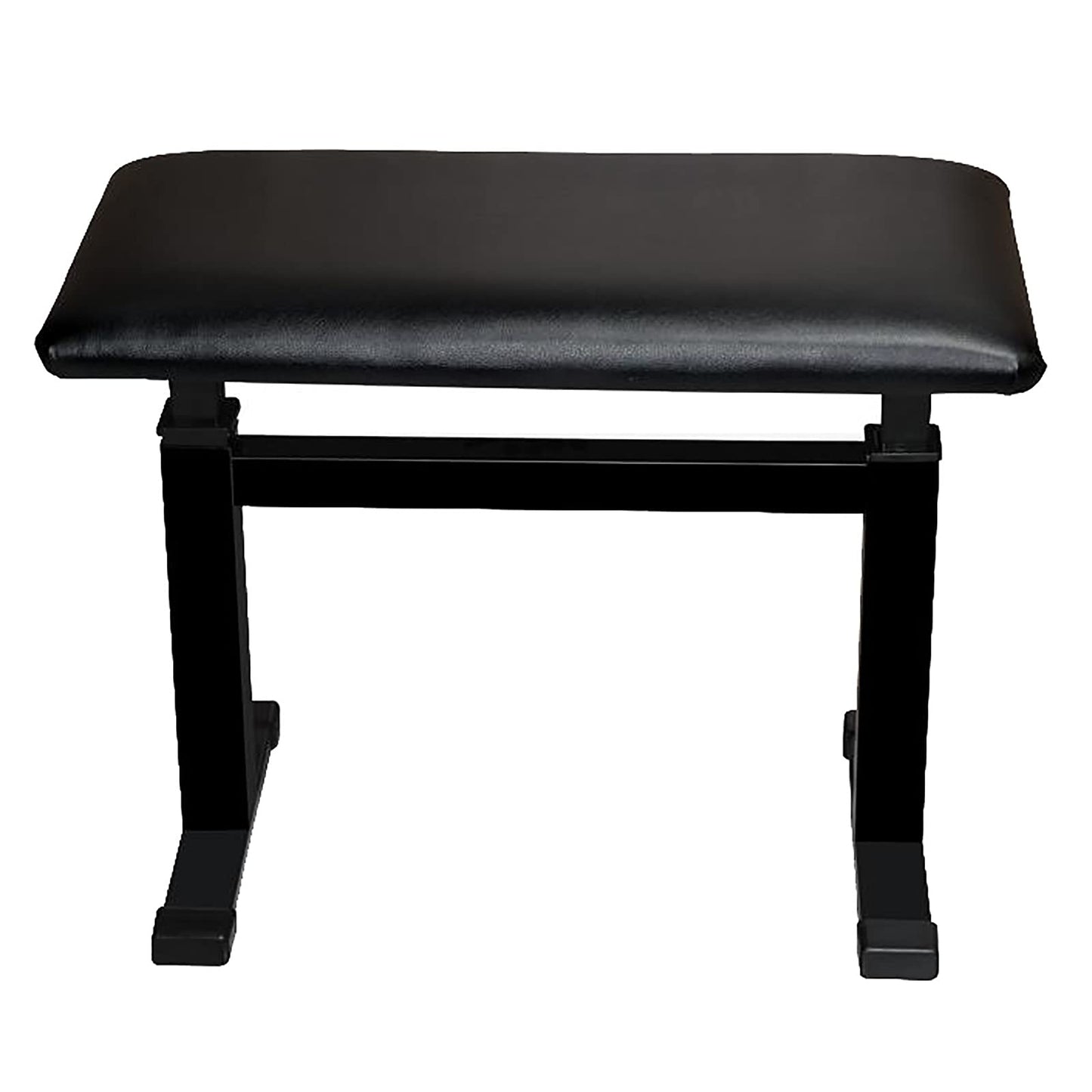 GAZOGJ Leather Piano Bench Luxury Genuine Leather Piano Stool I-Shaped Piano Bench,Hydraulic Automatic Lifting Technology,Strong Load-Bearing