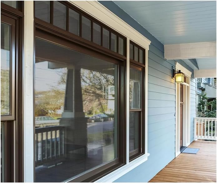 Coavas One Way Window Privacy Film, Heat Blocking Window Tint for Home, Non-Adhesive Anti-UV Covering