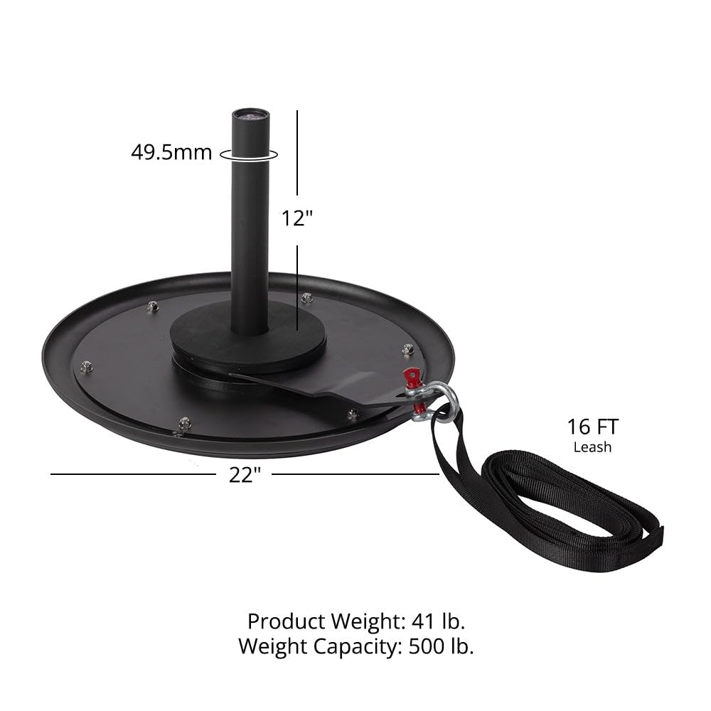 Titan Fitness 360 Degree Weight Sled, Multi-Directional Training for Strength, Speed & Endurance, No Unclipping or Resetting, Multi-Surface Sleds for Training, Fitness Sled Gym Equipment