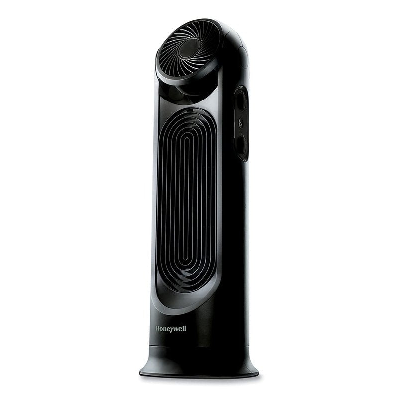 Honeywell TurboForce Tower Fan, 2-in-1 Fan with 6 speeds, quiet operation quality. Stylish Tower Fan for home, room, bedroom or home office - Black, HYF500