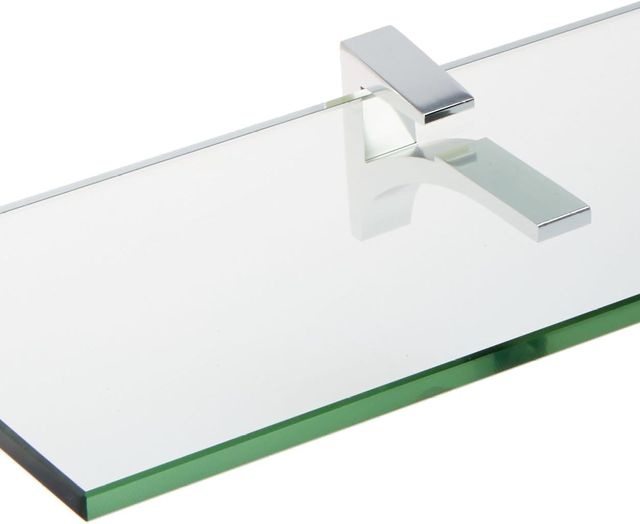 Spancraft Glass C-4.75x12-Chrome Cardinal Glass Shelf, Chrome, 4.75" x 12"