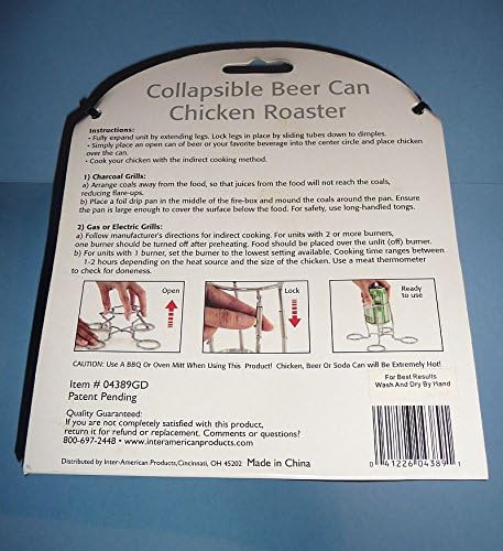 Collapsible Beer Can Chicken Roaster, Drunken Chicken Cooking Tool
