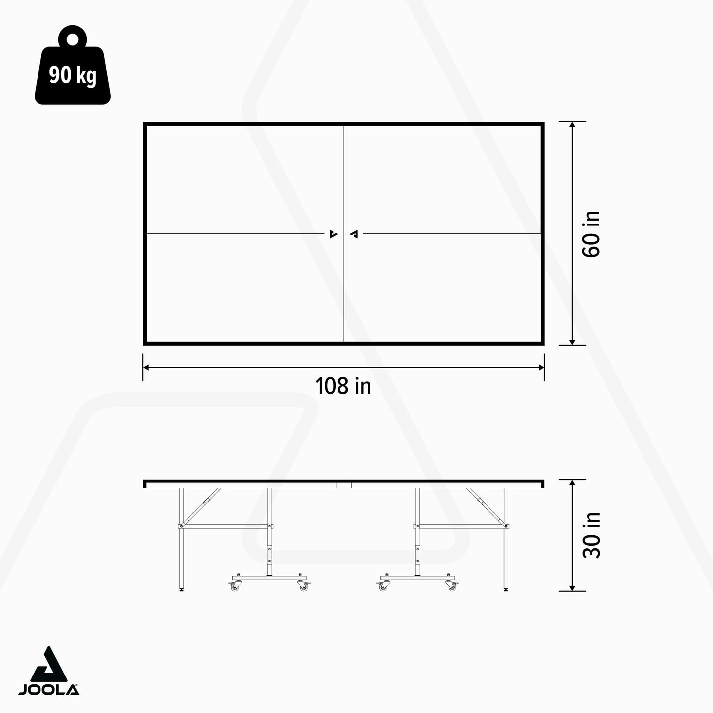 JOOLA NOVA Ping Pong Table with Waterproof Table Tennis Net Set - Quick Assembly - All Weather Aluminum Composite Surface - Tournament Quality - Indoor & Outdoor Compatible Nova Plus