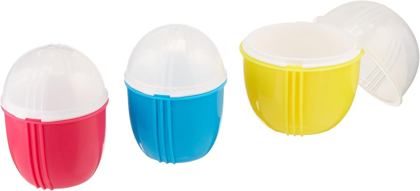 Microwave Egg Cooker Set - BPA-Free, 2 Small and 1 Large
