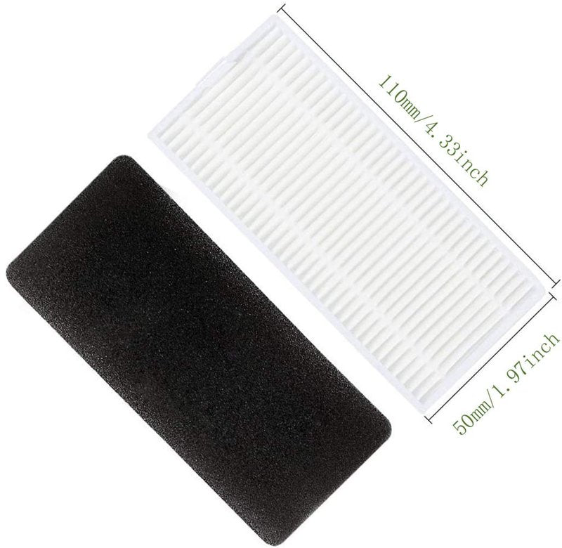 Replacement Parts for Deebot N79 N79s N79SE N79W 500 661 D601 710 711 711S, Ecovacs dn622.11 Replacement Parts, Deebot n79s Replacement Filter, Deebot Filter Replacement