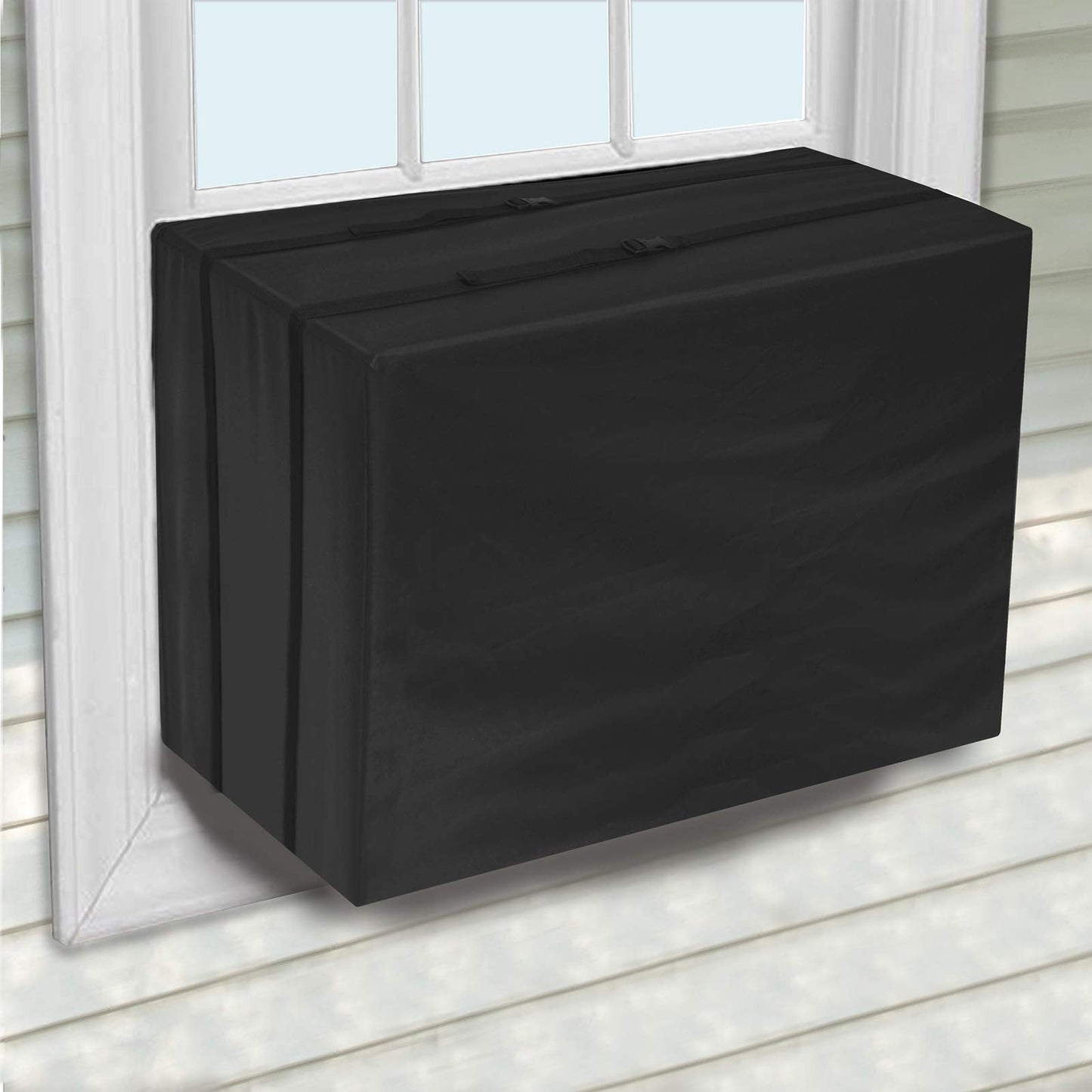 Foozet Window Air Conditioner Cover for Outside Unit, Small, 420D, 21"W x 16"D x 15"H