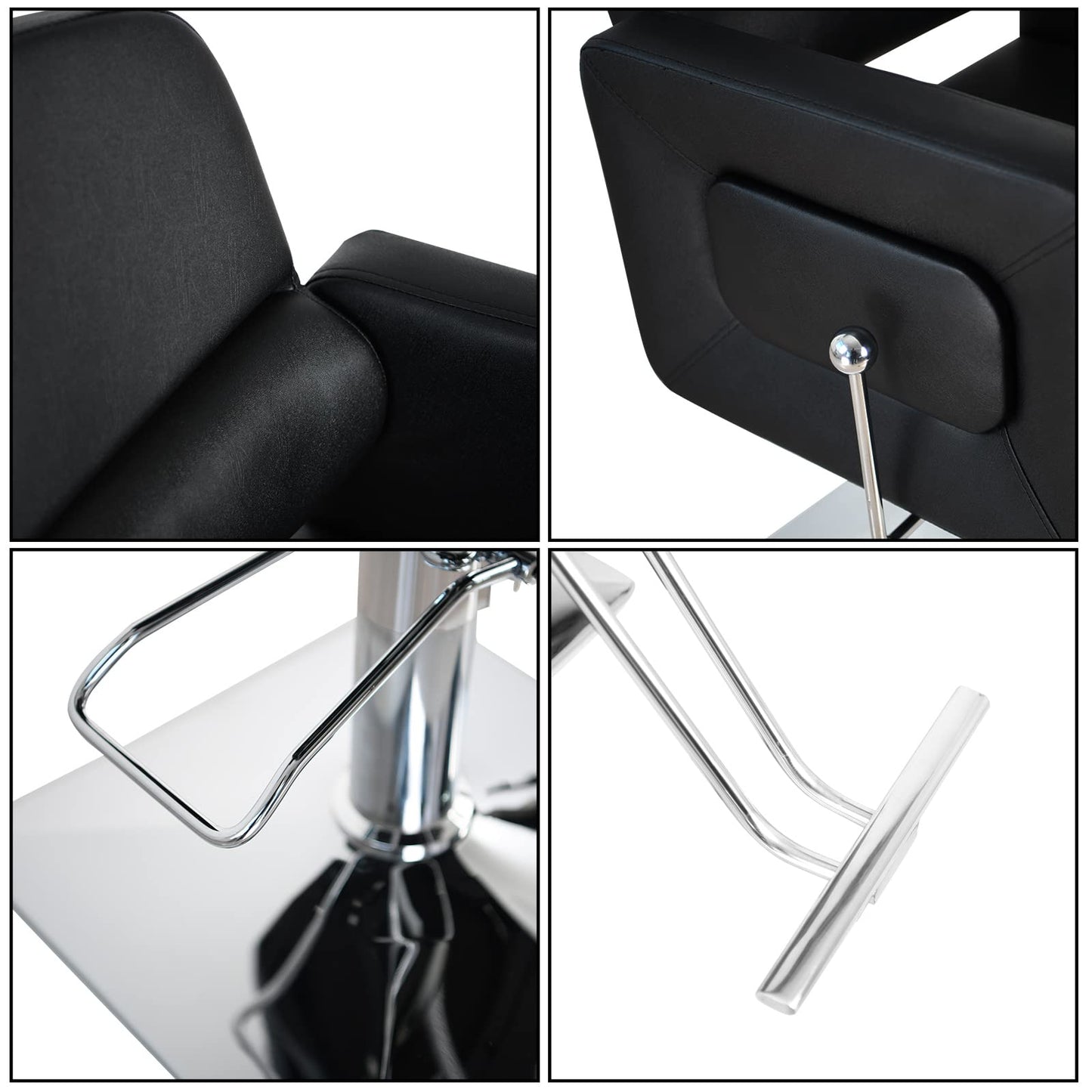 mefeir All Purpose Chair Reclining for Salon, Hydraulic Barber Chair Heavy Duty for Hair Stylist, Adjustable Headrest, 360 Degree Swivel, Styling Hairdressing Beauty Spa Equipment