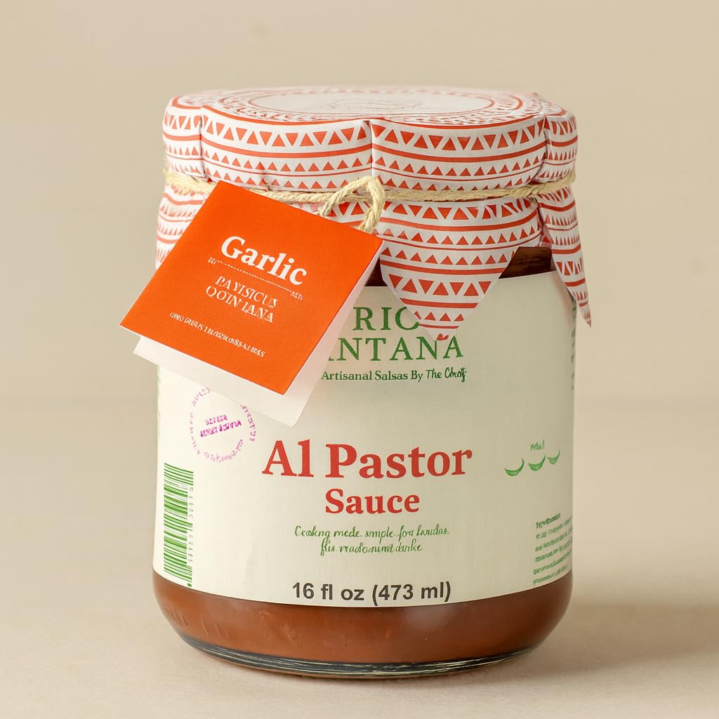 Patricia Quintana Al Pastor Cooking Sauce - Authentic Artisanal Mexican Marinades - Perfect for making Al pastor Tacos, Burgers, Grilled Chicken and More (16 oz, 2 Jars)
