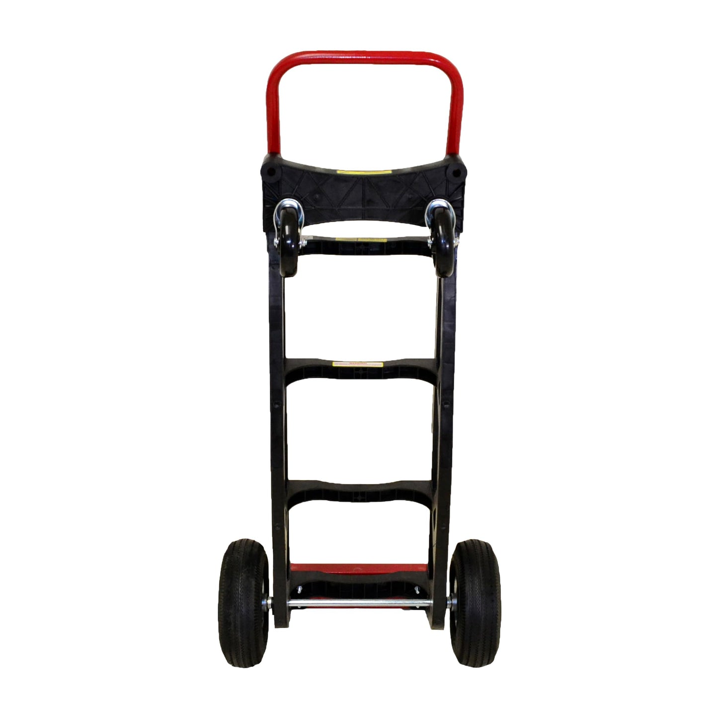 Milwaukee Hand Trucks 40611 Nylon Convertible Truck with 10-Inch Pneumatic Tires