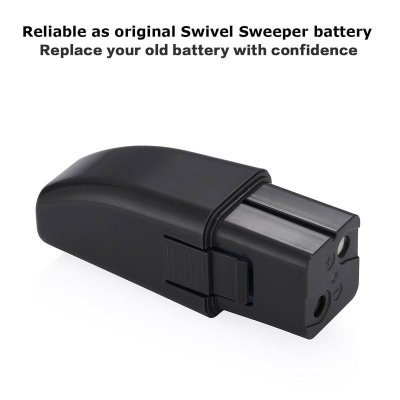 Powerextra 2 Pack 7.2V 2000mAh Ni-MH Replacement Battery Compatible with Ontel Swivel Sweeper G1 & G2