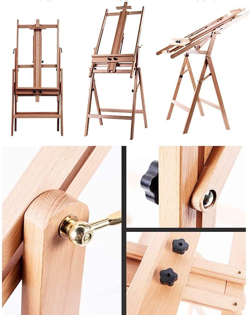 Artist Easel Indoor Canvas Ad Display Shelf Easels Painting Easel Wood Painting Stand Large Multifunction Profession Studio Easel Box Easel,