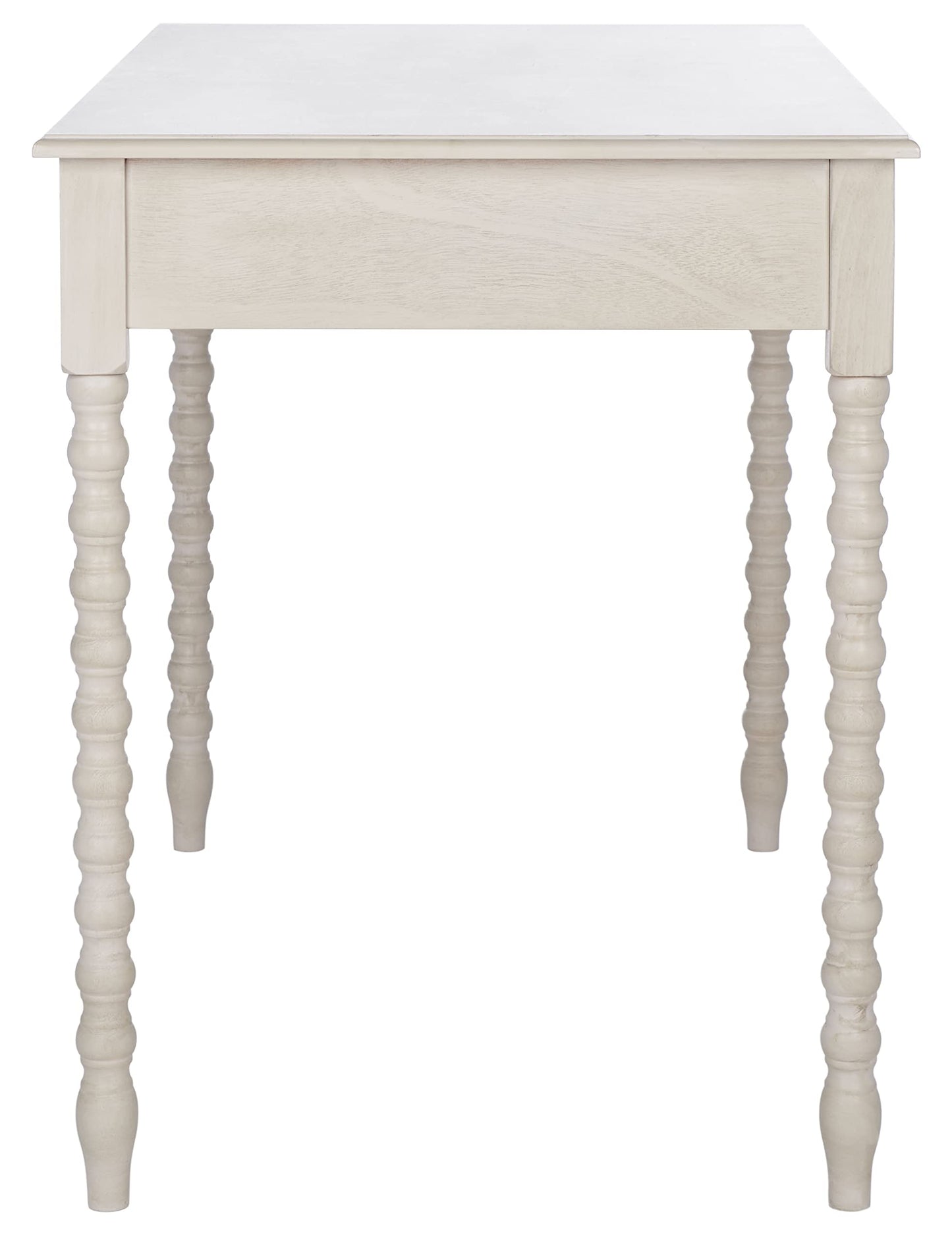 SAFAVIEH Home Collection O'Mara Taupe 2-Drawer Computer Table Office Desk