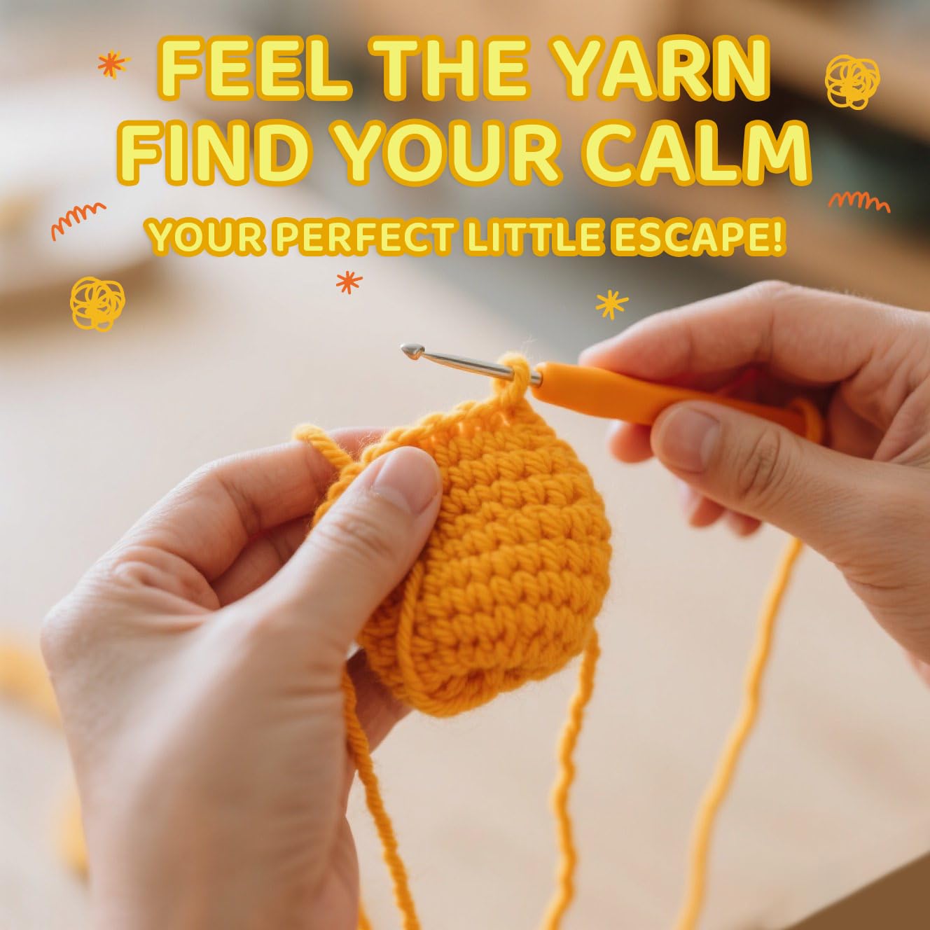 ChillFuzz DIY Bohemian Dreamcatcher Wind Chime Kit Handmade Yarn Wall Hanging Craft Set Boho Decor for Home & Garden Beginner-Friendly Yellow Oasis