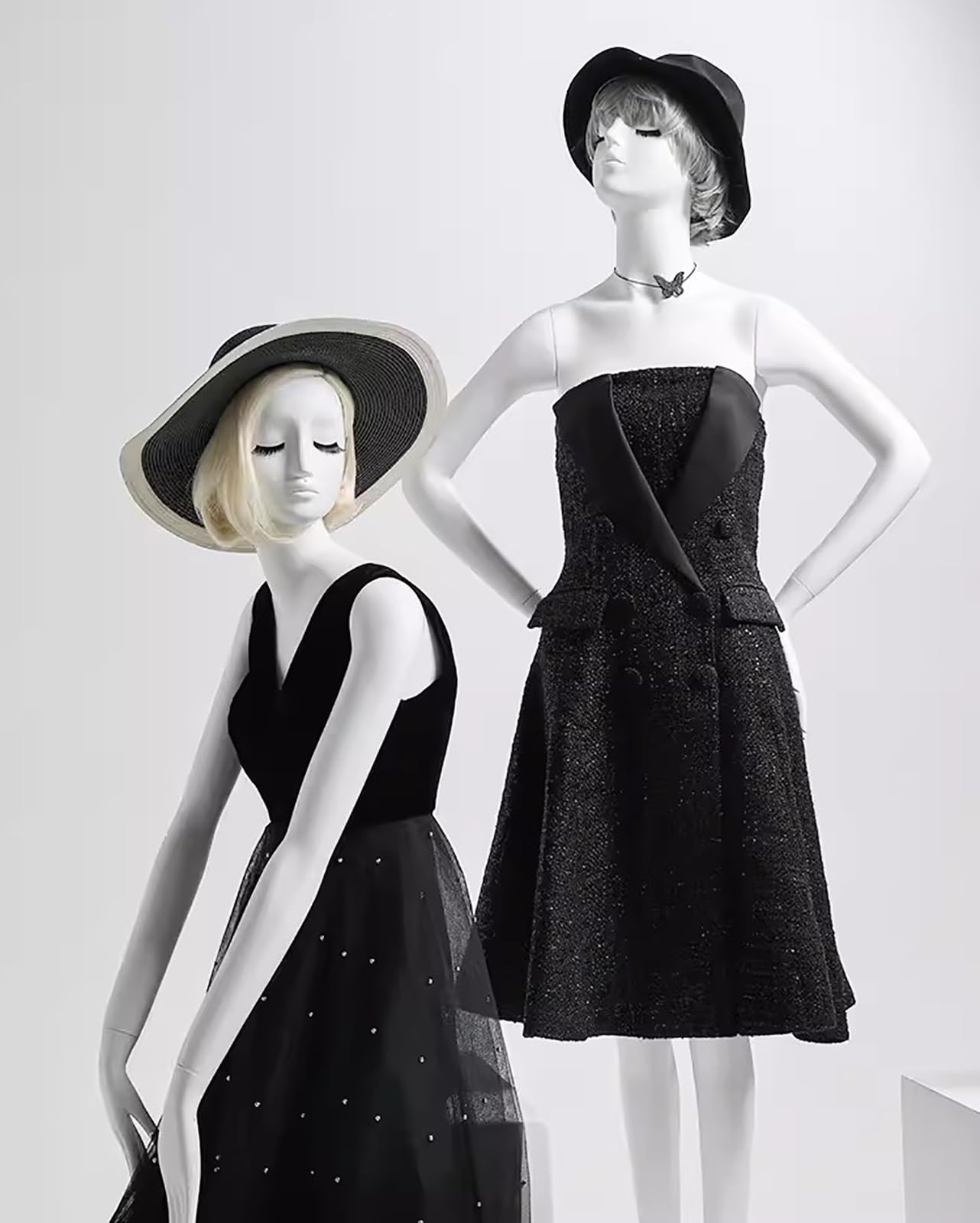 Tall Matte White Female Mannequin - Detachable Dress Form for Retail & Online Shop Display - Stylish Torso Body Dummy (Size: Style7) - Perfect for Fashion Showcase