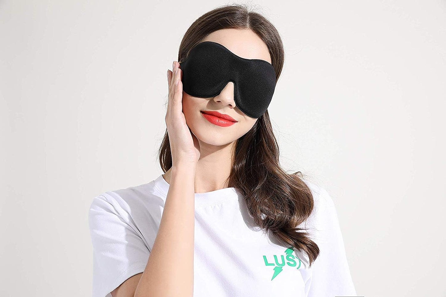 Sleep Mask 2 Pack, Invisible Alar Deep Orbit 3D Eye Mask Ultra Lightweight & Comfortable Sleeping Mask for Side Sleeper, Sleeping Mask & Blindfold Soft Breathable for Women Men Relaxing Zero Pressure