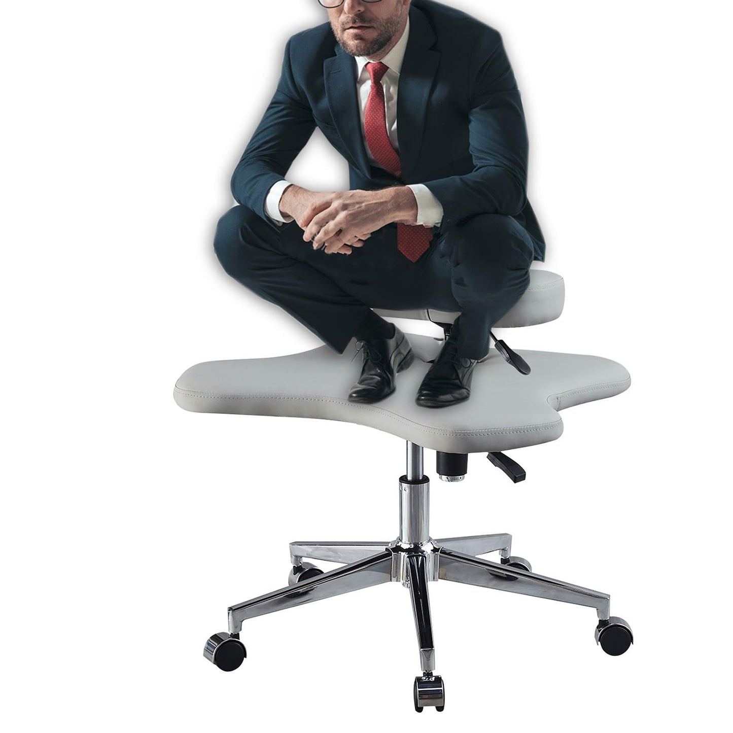 Cross Kneeling Meditation Chair,Cross Legged Office Chair Cross Legged Office Chair Cross Legged Chair Height-Adjustable Kneeling Chair, Ergonomic Chair/Criss Cross Chair Meditation Seat for