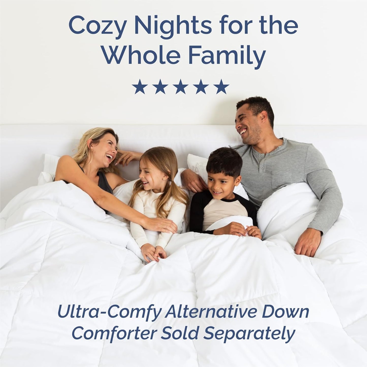 Split King Size 5-Piece Sheet Set - Comfy Cooling Bed Sheets | Luxury Hotel Quality - Soft, Wrinkle-Free Beige Stripes