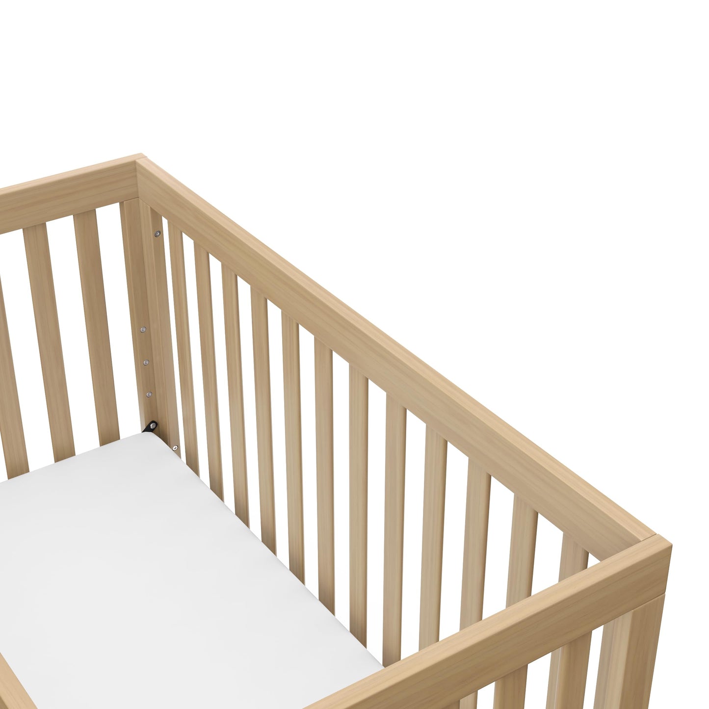 Storkcraft Beckett 3-in-1 Convertible Crib – GREENGUARD Gold Certified, Fits Standard Crib Mattress, Converts to Toddler Bed and Daybed, 4 Mattress Heights, Grow-with-Me Design (Driftwood)