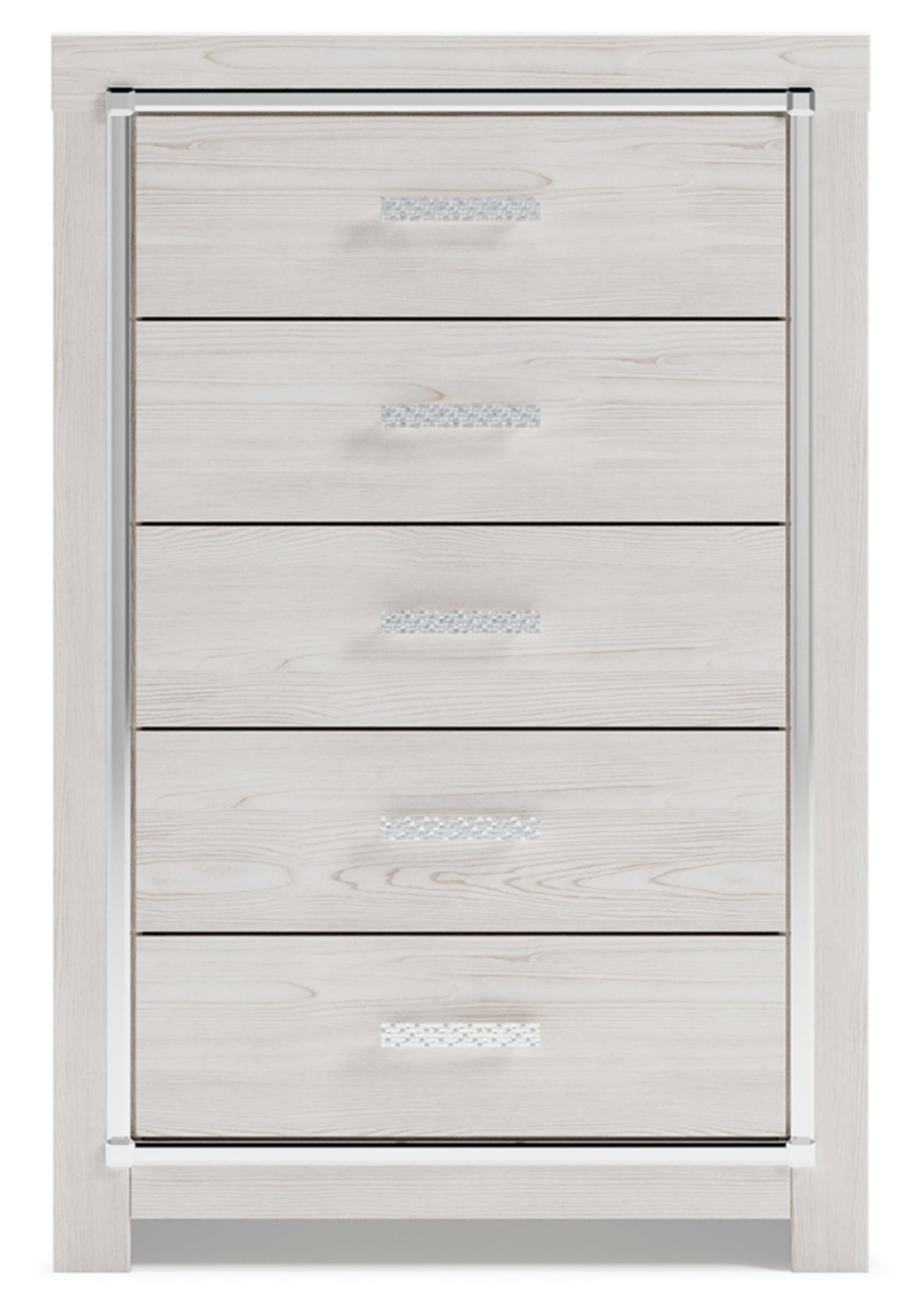 Signature Design by Ashley Altyra Contemporary 5 Drawer Chest, White