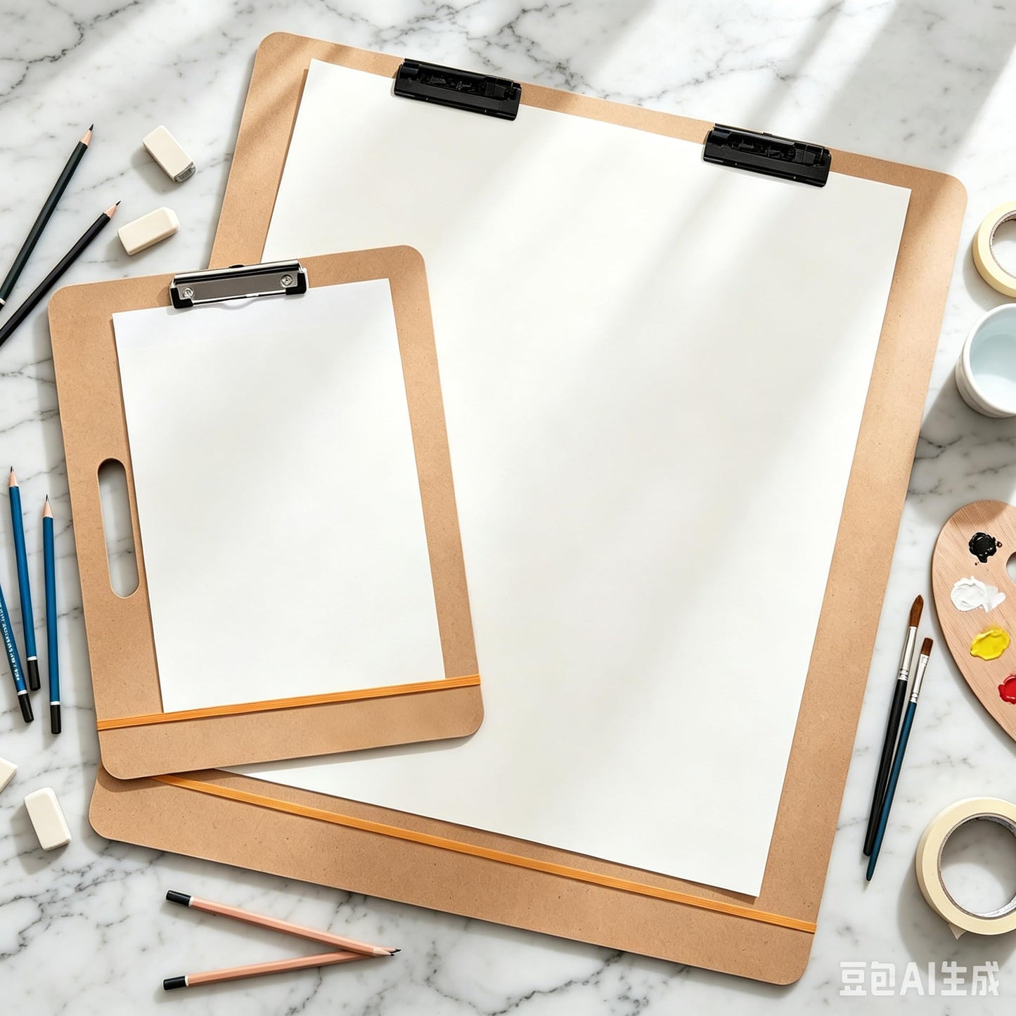13" x 17" Artist Sketch Board with Handle - Portable Clipboard for Painting and Drawing, Art Supplies for Adults by TX Liteart