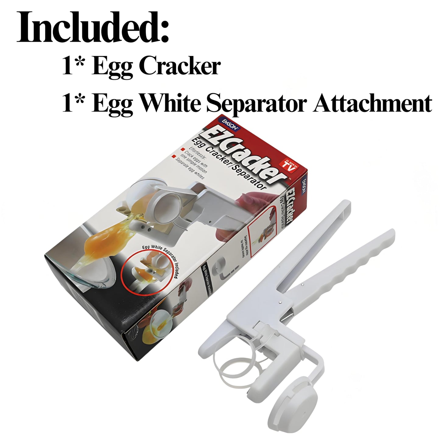 WangCai Egg Shell Opener-2025 New Egg Shell Opener for Raw and Hard Boiled Eggs,Stainless Steel Egg Cracker Tool for Cutting Eggs,Egg Separator Kitchen Gadgets for Cooking Bakery!