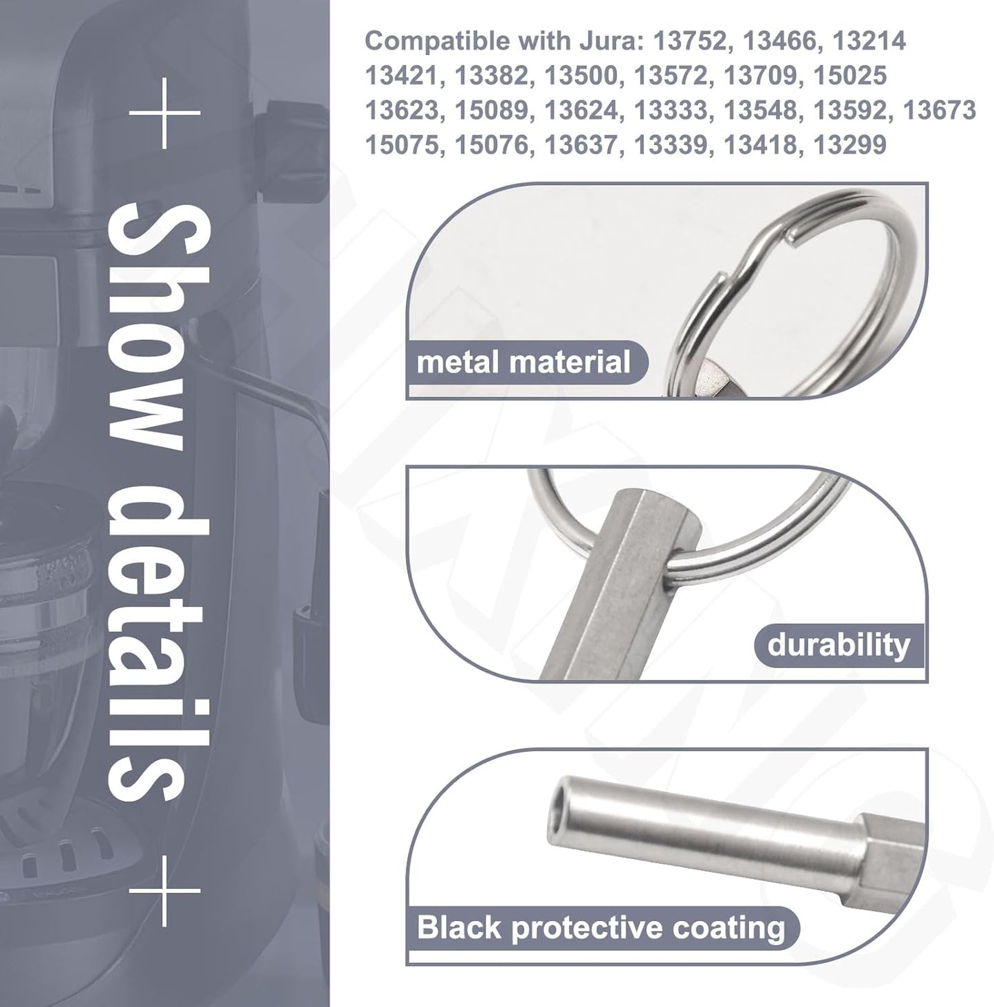O-Ring Gasket Seal Set, Drainage Valve Brew/Security Tool Compatible with Jura Coffee Machines