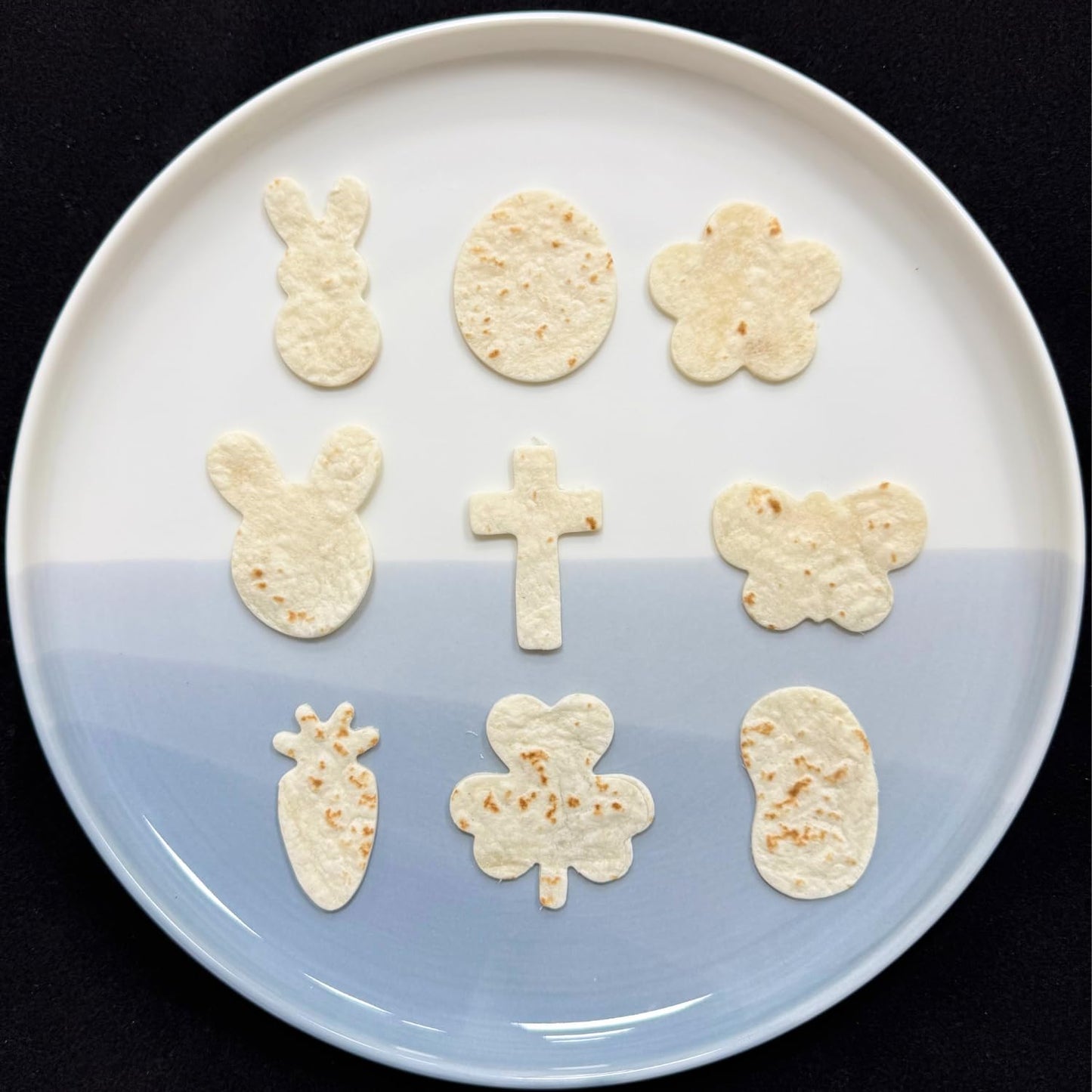 LUBTOSMN 9-Piece Mini Easter Cookie Cutter Set, Shamrock, Bunny, Egg, Carrot, Flower, Butterfly and Bean Shapes - Dishwasher Safe Stainless Steel Molds for Spring Easter and St. Patrick's Day Decor