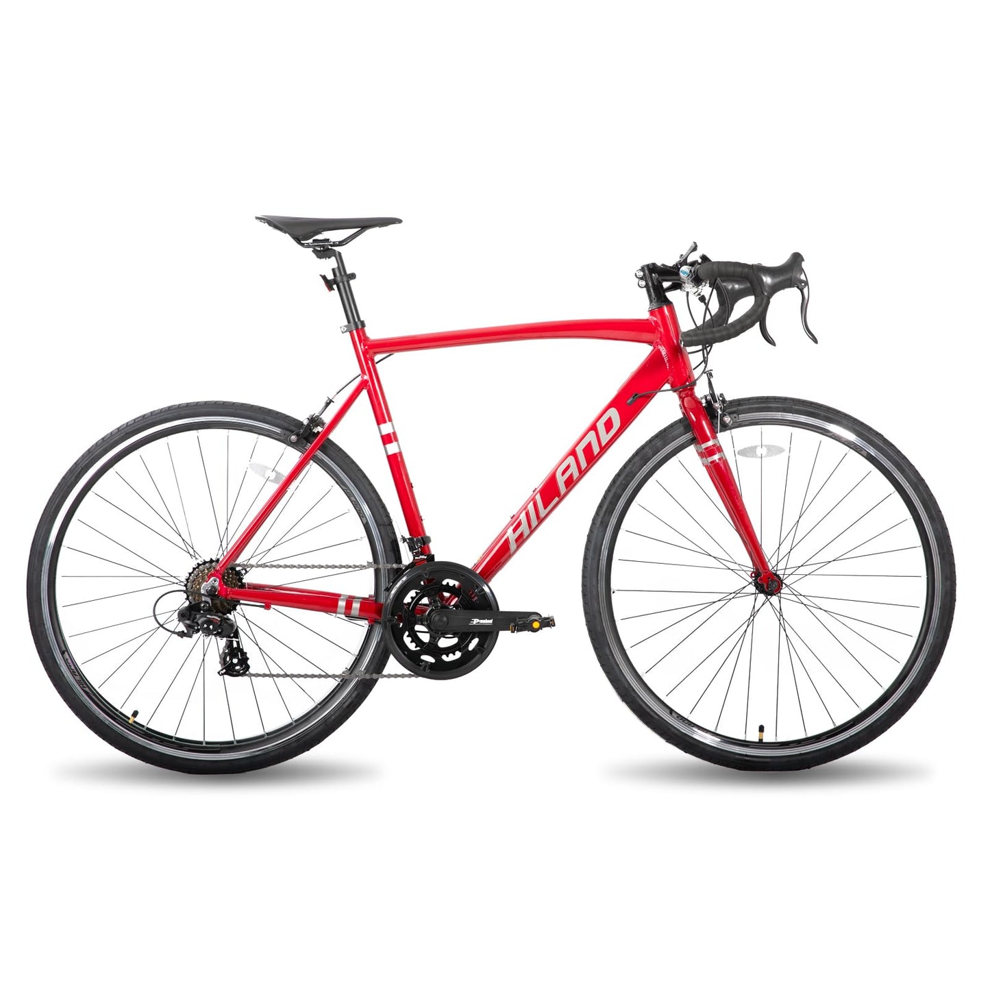 HH HILAND 700c Road Bike 14 Speed, Aluminum Frame Racing Bike, City Commuter Bicycle for Men Women
