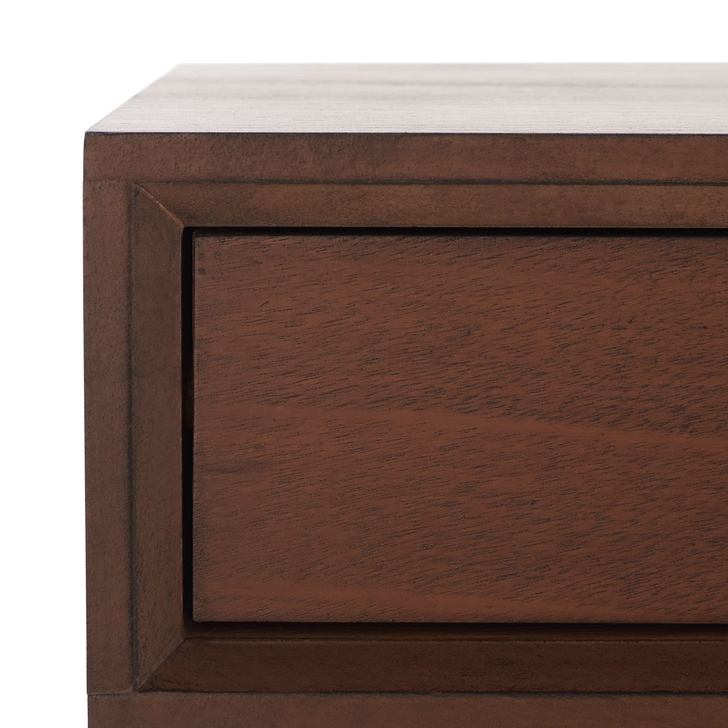 SAFAVIEH Home Collection Hawthorn Brown 3-Drawer Computer Table Office Desk