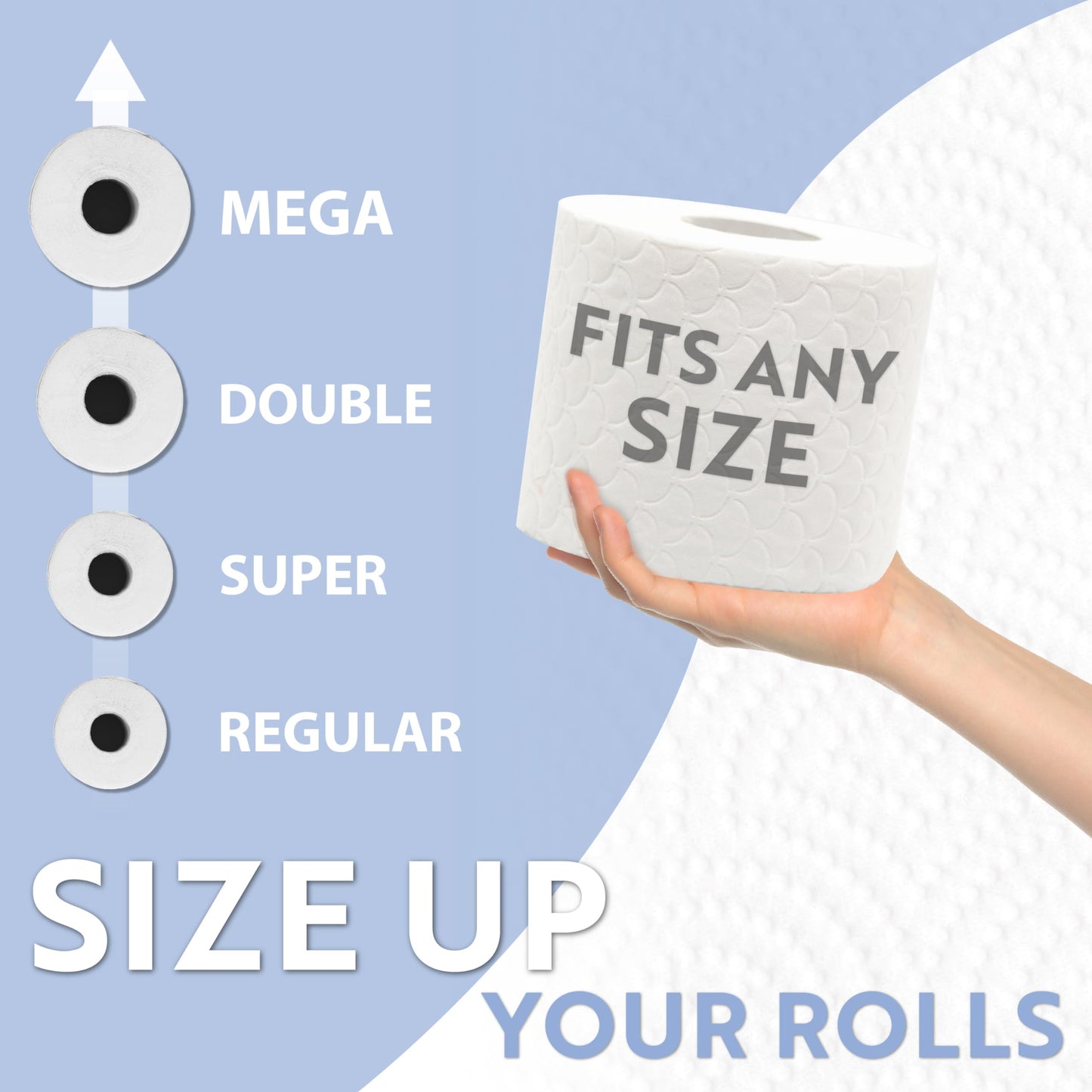 BROOKSTONE Toilet Paper Holder Stand Reserve - Free Standing Toilet Paper Stand with Storage that Holds Mega Rolls, Standing Bathroom Tissue Organizer, Bathroom Decor - Modern Storage Holder, Black