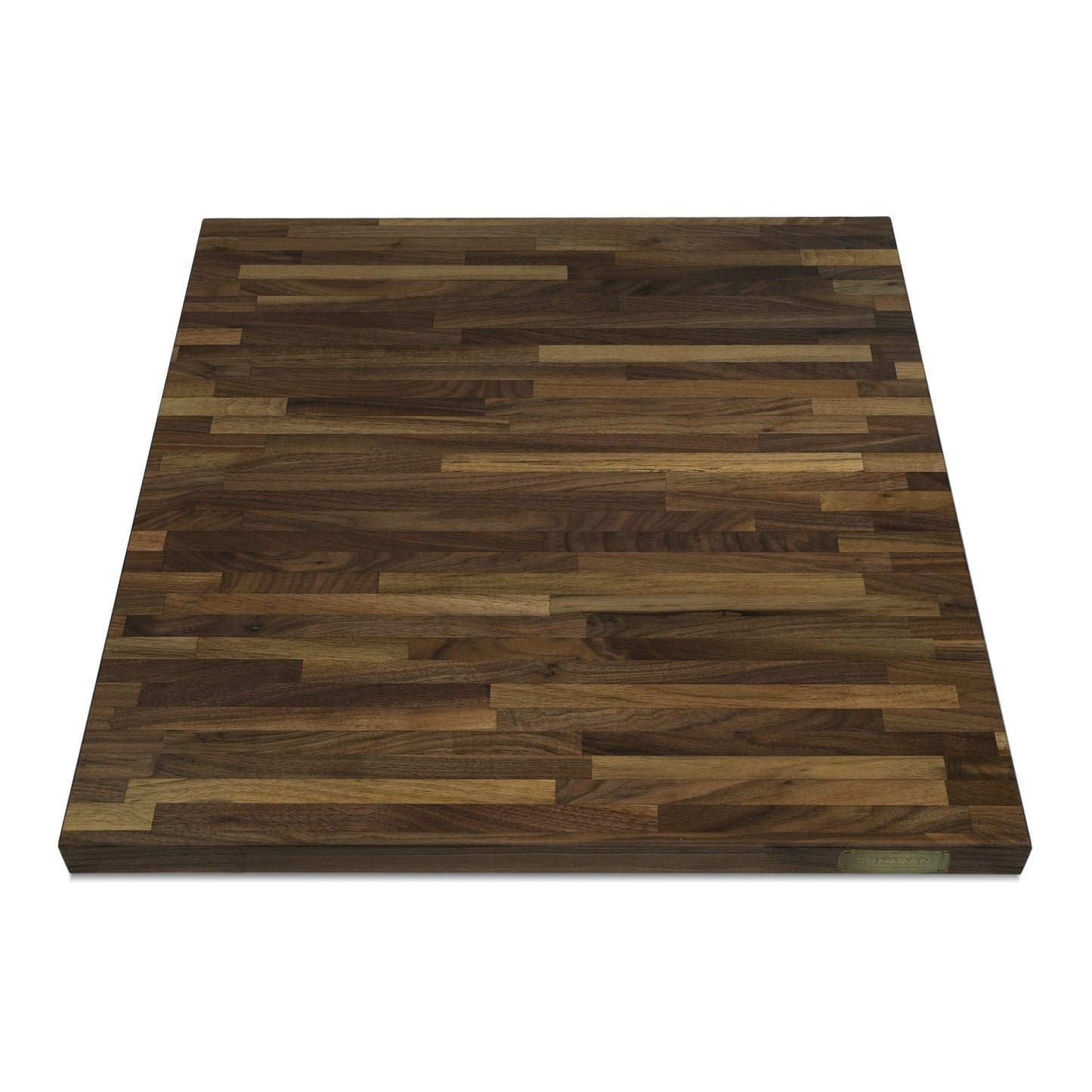 CONSDAN Butcher Block Counter Top, Walnut Solid Hardwood Countertop, Wood Slabs for Kitchen, Reversible, Both Side Polished, Prefinished with Food-safe Oil, 1.5" Thickness, 72" L x 36" W
