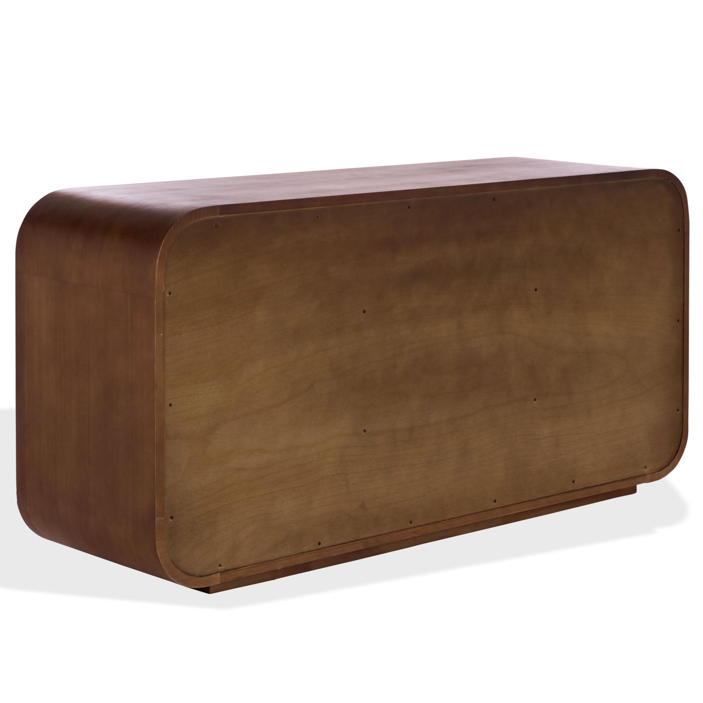 SAFAVIEH Couture Collection - Herald Brown Wood Sideboard, Modern 3-Shelf Storage Cabinet, Fully Assembled (SFV5547A)