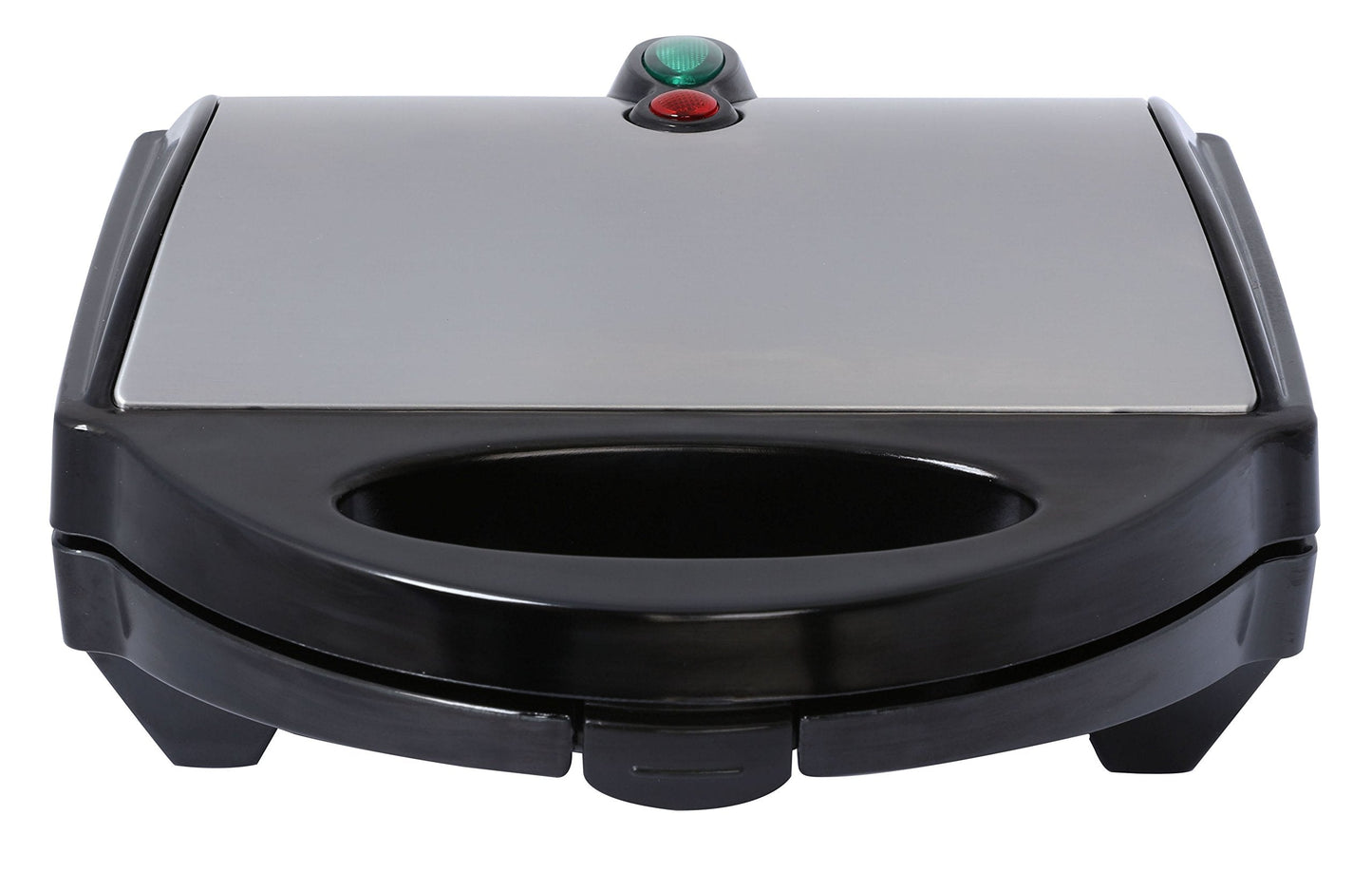 Brentwood TS-601S Non-Stick 6 Mini Corn Dog Maker, Stainless Steel, Silver, 5X10X10