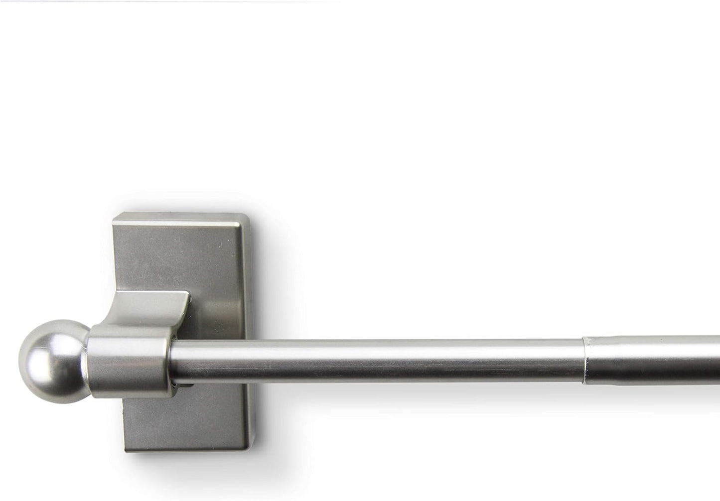 Rod Desyne Mag28-15 7/16 inch Magnetic Rod, 28-48 inch, Satin Nickel, Alloy Steel, 1 Count