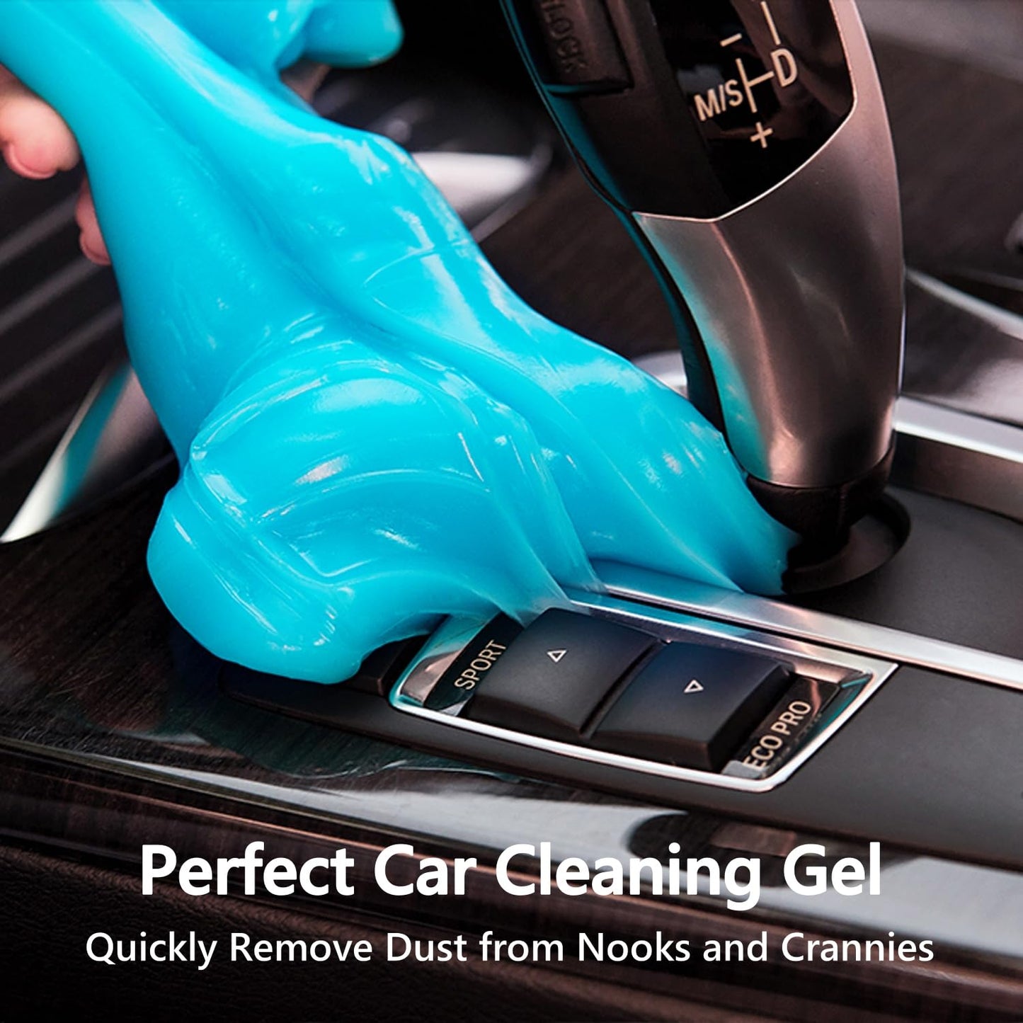 PULIDIKI Car Cleaning Gel for Car Cleaning Putty Car Putty Auto Detailing Tools Car Slime Cleaner Dust Cleaning Gel for Car Interior Cleaner Car Accessories Keyboard Cleaner Blue (4Pack)