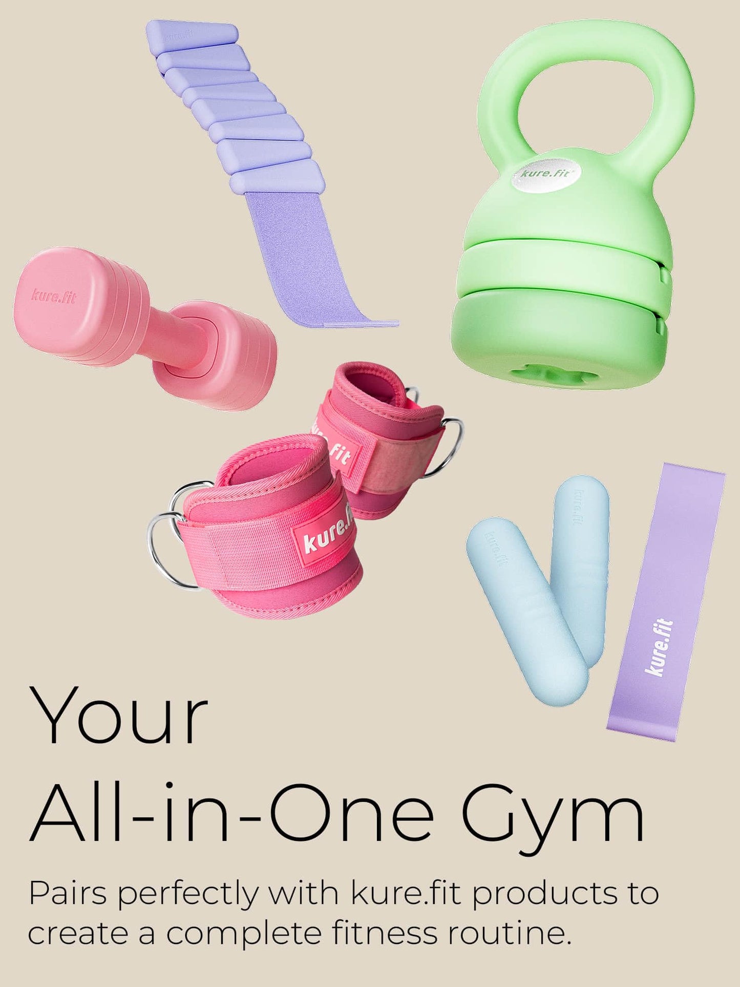 Adjustable Dumbbell Set|2LB 3LB 4LB 5LB Light Hand Weights for Women|One-Twist Weight Adjustment|Non-Slip Curved Grip Handle|Free Weights for Home Gym, Rehab, Pilates, Yoga, Strength Training
