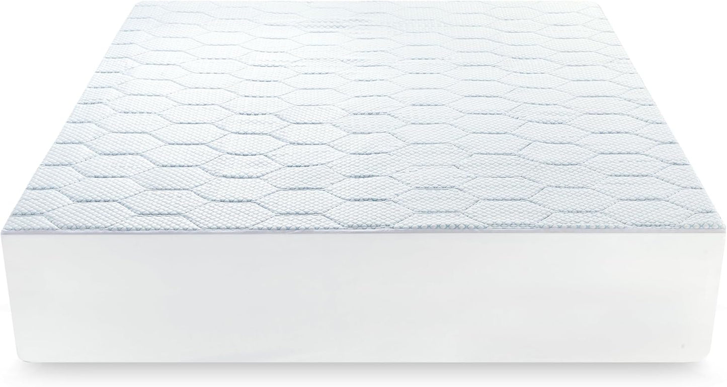 Vibe Cooling Quilted Memory Foam Mattress Pad, King