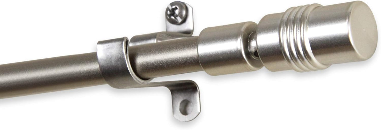 Rod Desyne CF03-28-5 Café Rod 7/16" #03, 28-48 inch, Satin Nickel