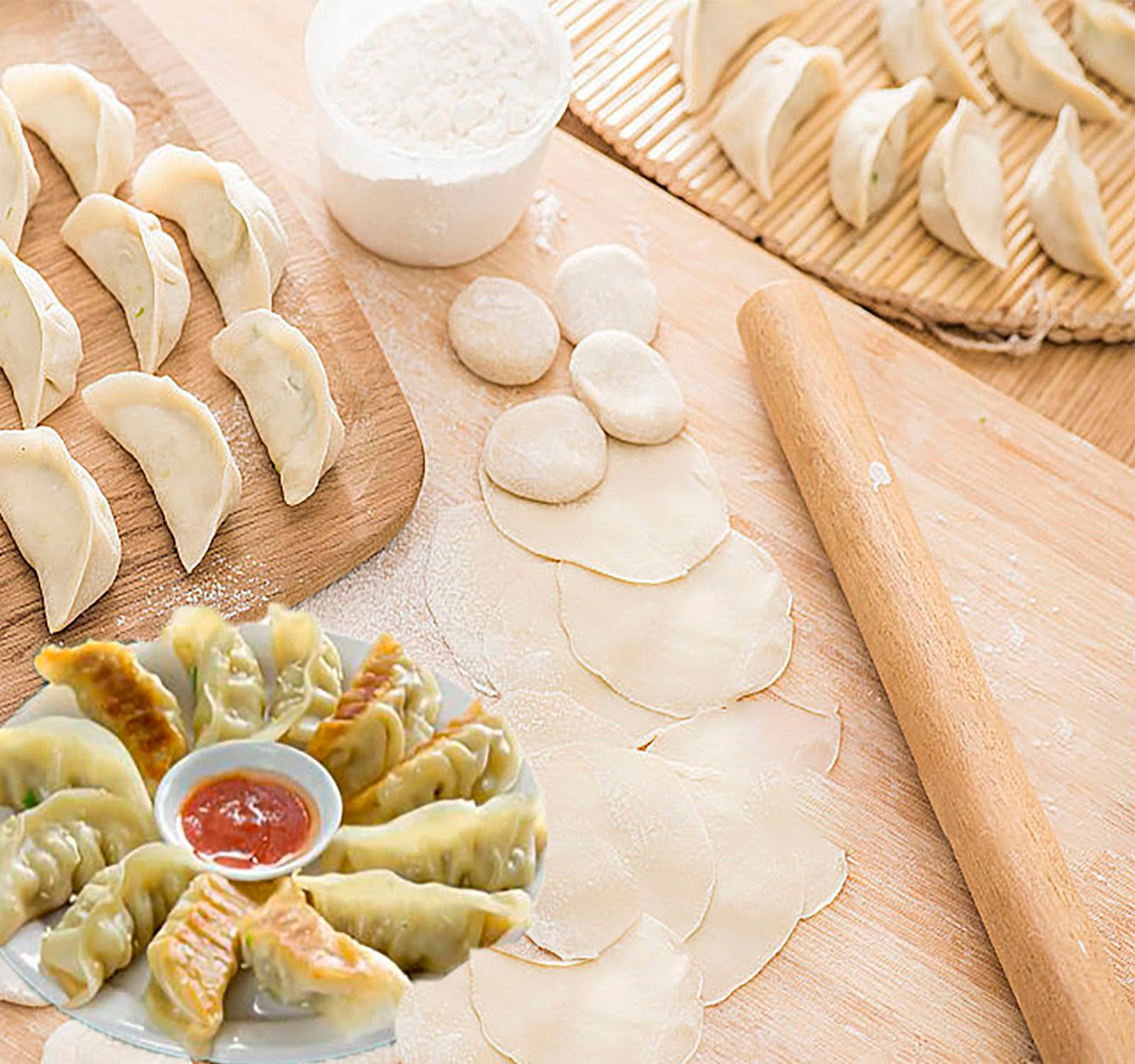 8 Pcs Ravioli Mold Set Include Ravioli Maker Press ,Dough Scraper, Dumpling Maker, Ravioli Maker Cutter set,Pasta Making Kit for Ravioli Press Mold,Suitable for Kitchen Beginners Gift (A)