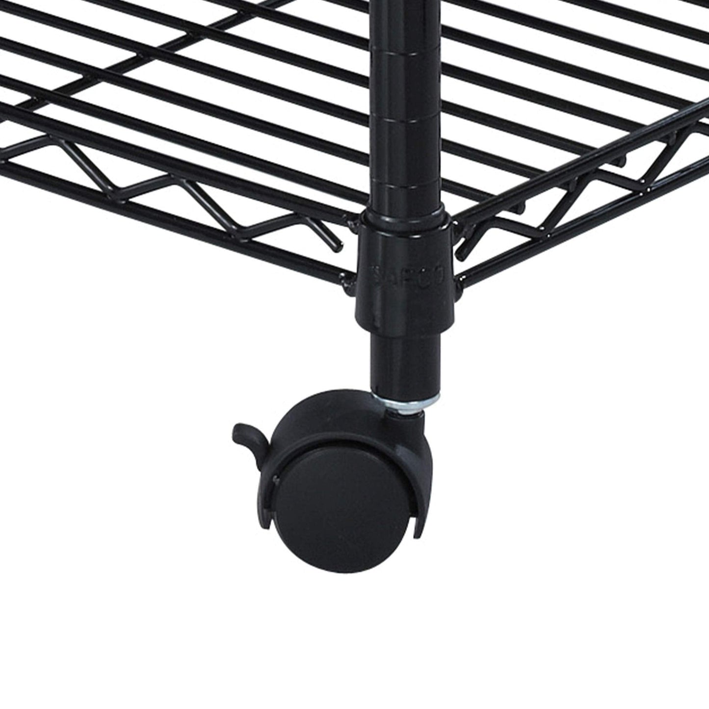Safco Compact Rolling Cart, Fits Letter and Legal-Size Hanging Folders, Mobile File Storage, Steel, Black