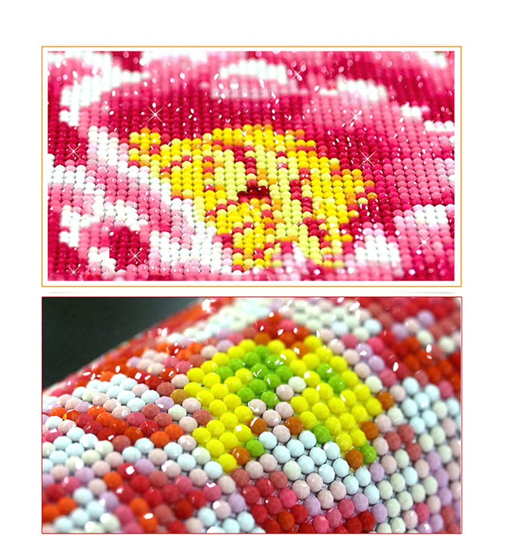 Peeua Inspirational Diamond Art Kits for Adults,5D Diamond Painting Butterfly Full Drill Cross Stitch Cavans Crafts for Home Bedroom and Livingroom Decor, 15.8 x 11.8