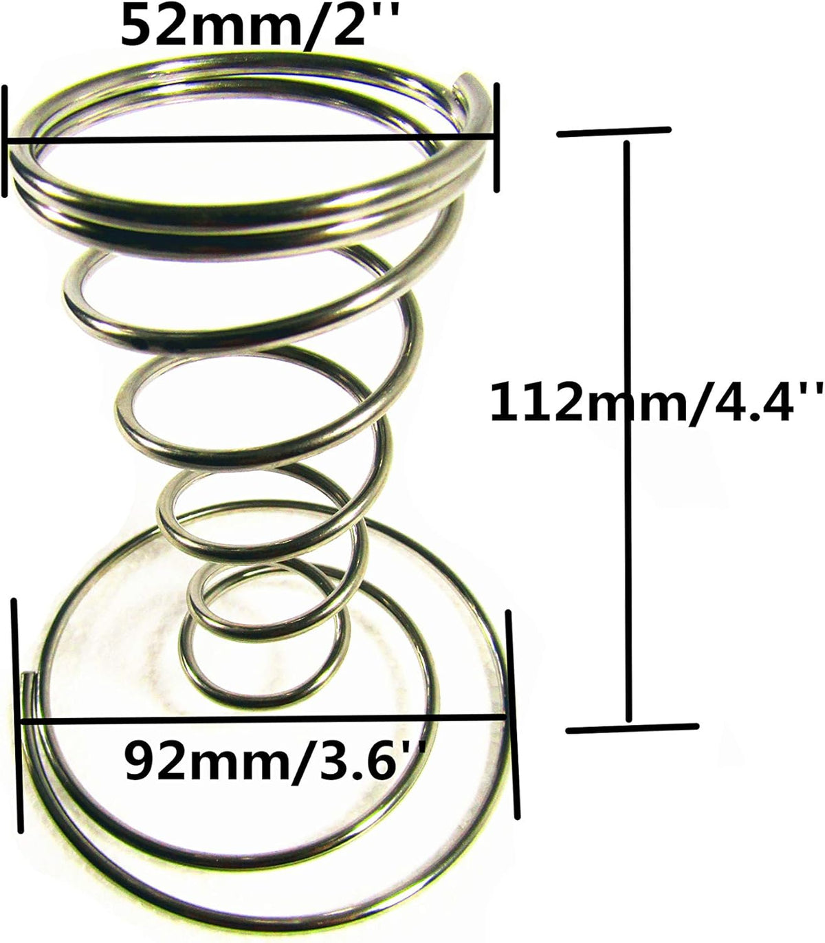 Stainless Steel Pizza Cone Holder Stand, Ice Cream Cone Holder (2 pcs)
