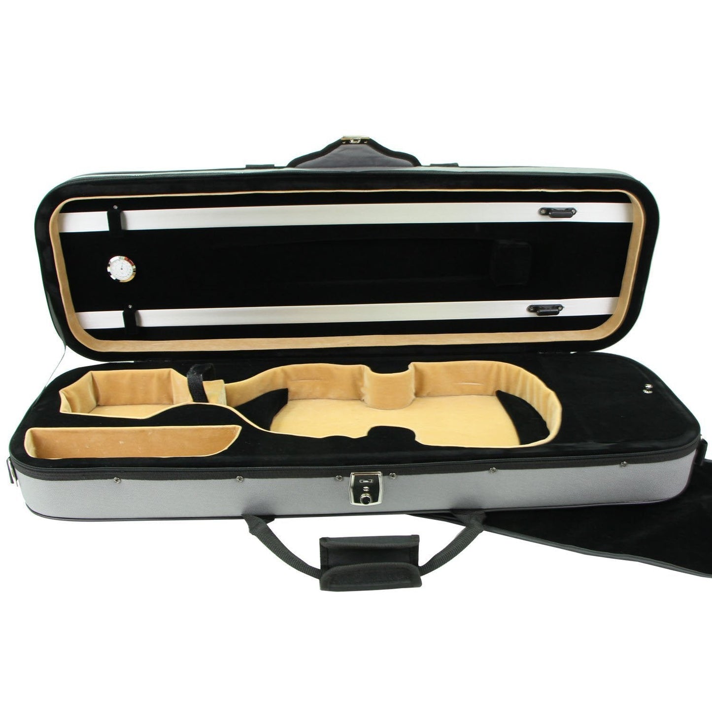 D Z Strad 4/4 Full Size Violin Model 250 with Case, 2 Bows, Shoulder Rest, and Rosin