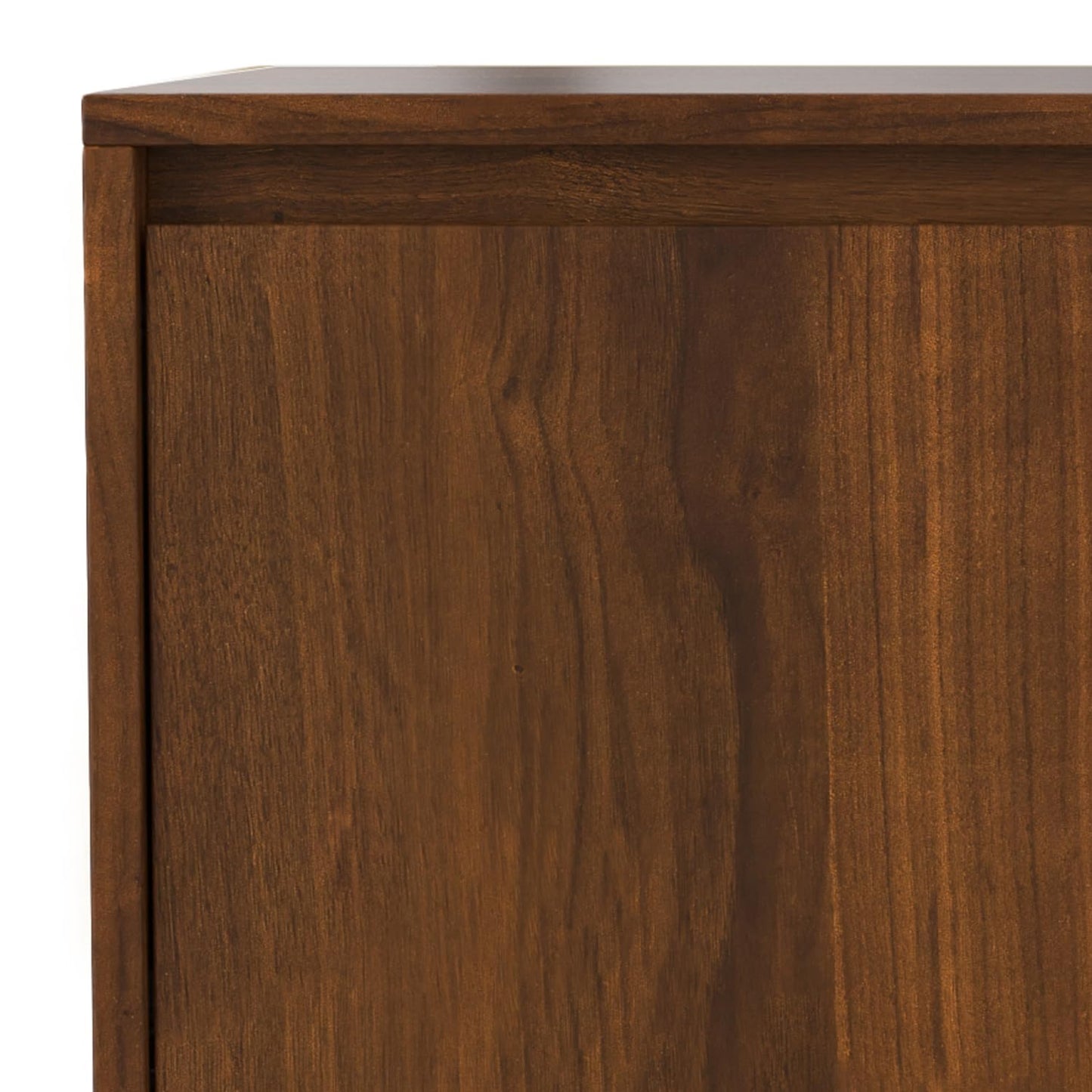 SIMPLIHOME Hunter 60 inch Wide Industrial TV Media Stand in WALNUT WOOD For TVs up to 65 inches for the Living Room and Entertainment Center