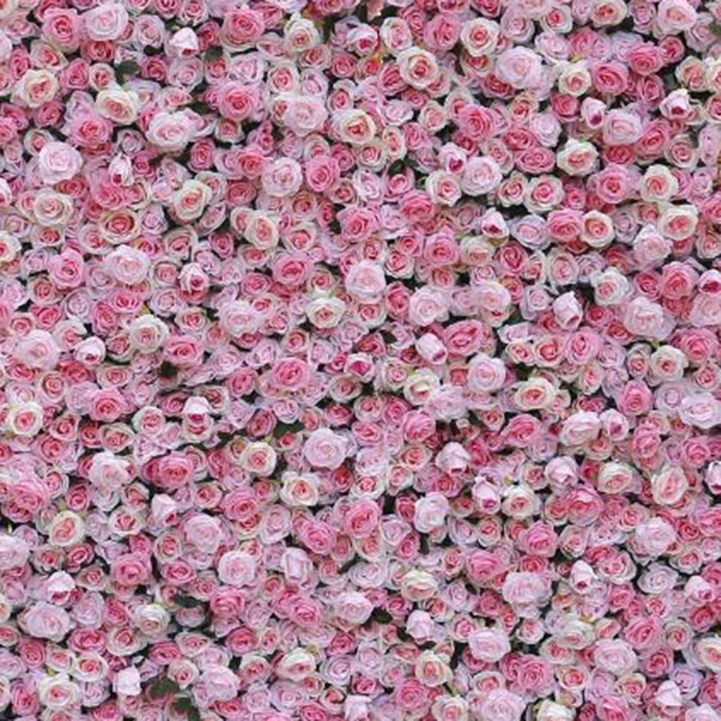 Handmade Deep Pink Flowers Rose Wall Large Artificial Flower Wall Backdrop Panels,Rose Wedding Backdrop 3D Floral Wall Fabric Flower Wall For Party Baby Shower Bridal Wedding ,1m*1m/3.28*3.28FT