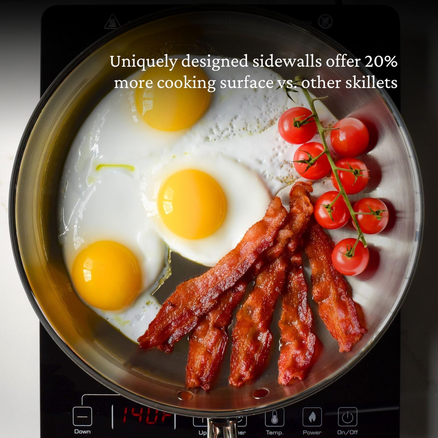 Hestan - CopperBond Collection - 100% Pure Copper Frying Pan, Induction Cooktop Compatible, 11-Inch